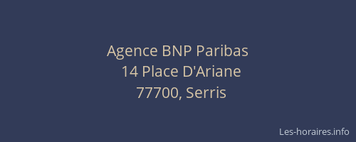 Agence BNP Paribas
