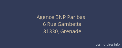 Agence BNP Paribas