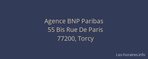 Agence BNP Paribas