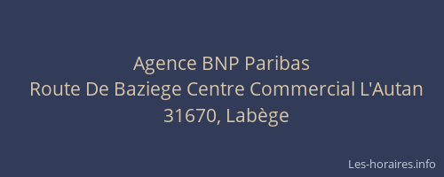 Agence BNP Paribas