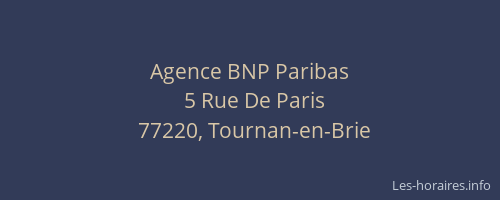 Agence BNP Paribas