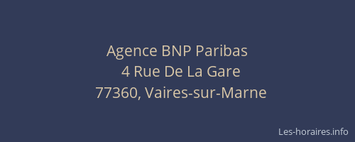 Agence BNP Paribas