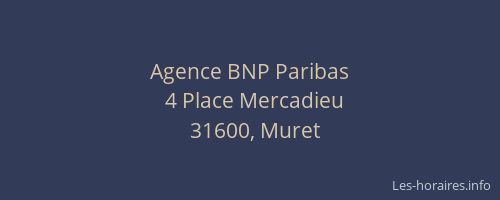 Agence BNP Paribas