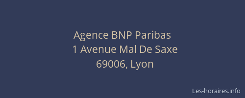 Agence BNP Paribas