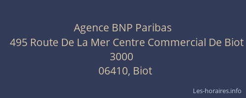 Agence BNP Paribas