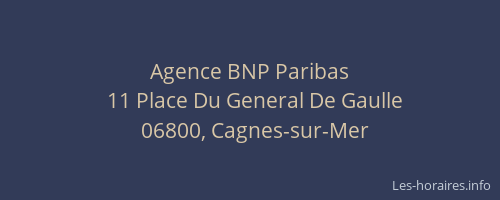 Agence BNP Paribas