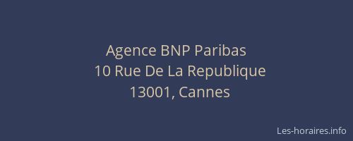 Agence BNP Paribas