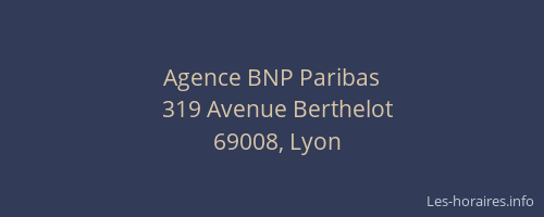 Agence BNP Paribas