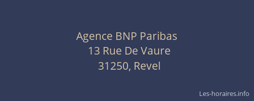 Agence BNP Paribas