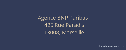 Agence BNP Paribas