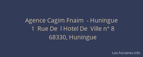 Agence Cagim Fnaim  - Huningue
