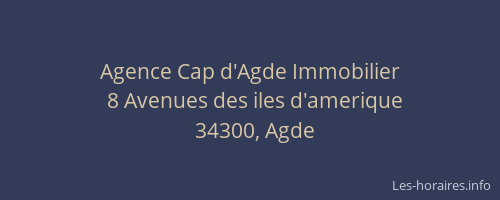 Agence Cap d'Agde Immobilier