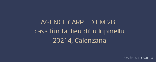 AGENCE CARPE DIEM 2B