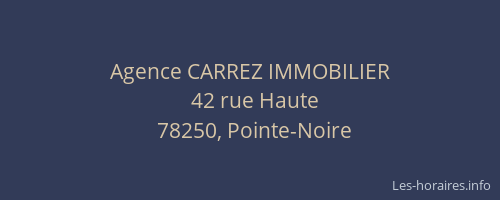 Agence CARREZ IMMOBILIER