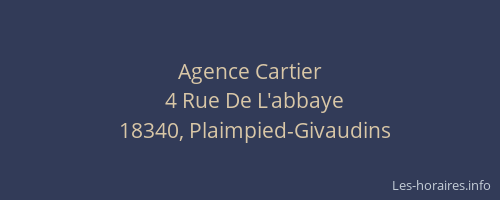 Agence Cartier