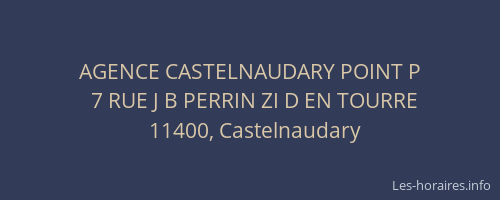AGENCE CASTELNAUDARY POINT P