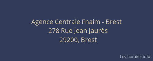 Agence Centrale Fnaim - Brest