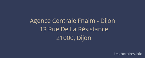 Agence Centrale Fnaim - Dijon