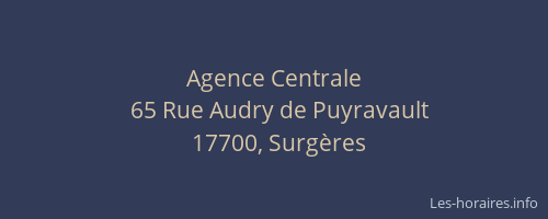 Agence Centrale