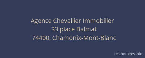 Agence Chevallier Immobilier