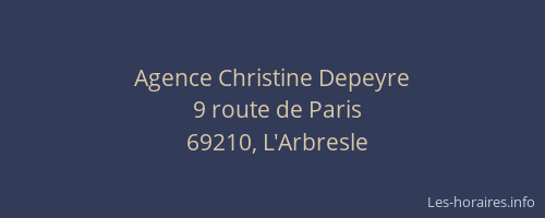 Agence Christine Depeyre