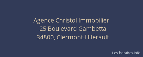 Agence Christol Immobilier