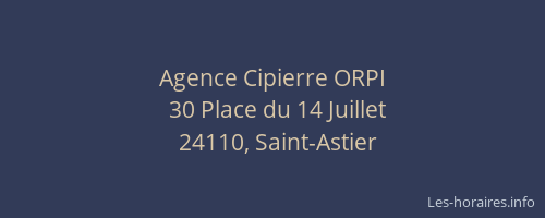Agence Cipierre ORPI