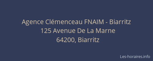 Agence Clémenceau FNAIM - Biarritz