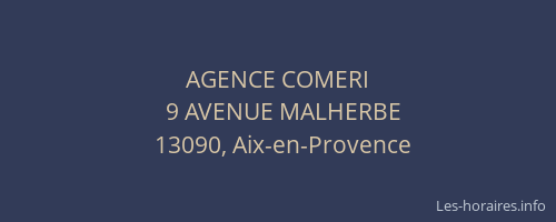 AGENCE COMERI