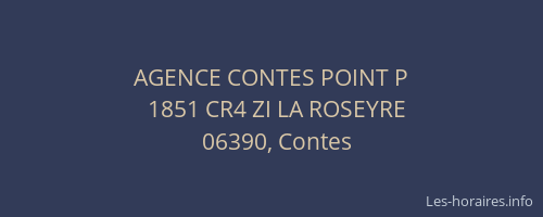 AGENCE CONTES POINT P