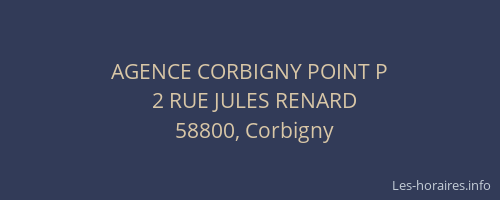 AGENCE CORBIGNY POINT P
