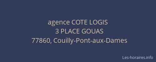 agence COTE LOGIS