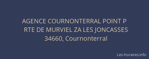 AGENCE COURNONTERRAL POINT P