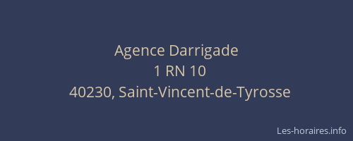 Agence Darrigade