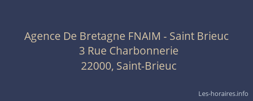 Agence De Bretagne FNAIM - Saint Brieuc