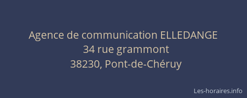 Agence de communication ELLEDANGE