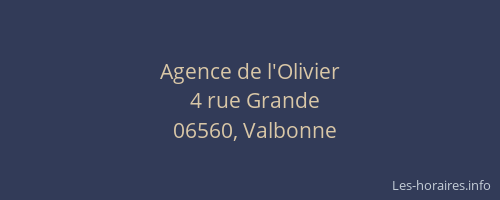 Agence de l'Olivier
