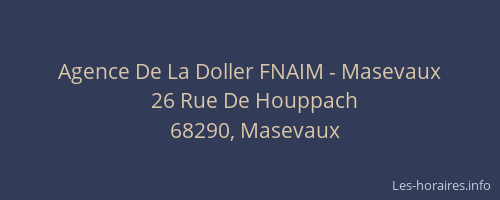 Agence De La Doller FNAIM - Masevaux