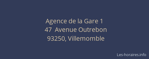 Agence de la Gare 1