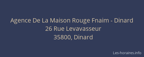 Agence De La Maison Rouge Fnaim - Dinard