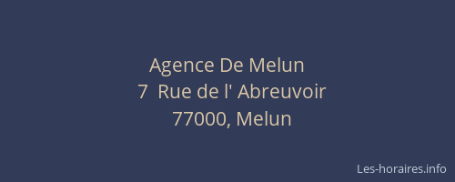 Agence De Melun