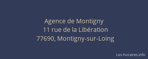 Agence de Montigny
