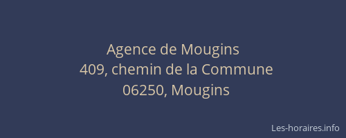 Agence de Mougins