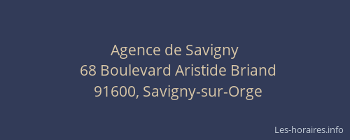 Agence de Savigny