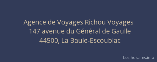 Agence de Voyages Richou Voyages