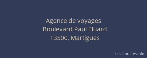 Agence de voyages