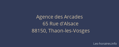 Agence des Arcades