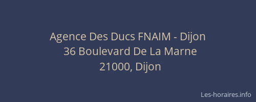 Agence Des Ducs FNAIM - Dijon