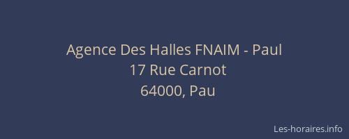 Agence Des Halles FNAIM - Paul