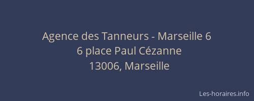 Agence des Tanneurs - Marseille 6